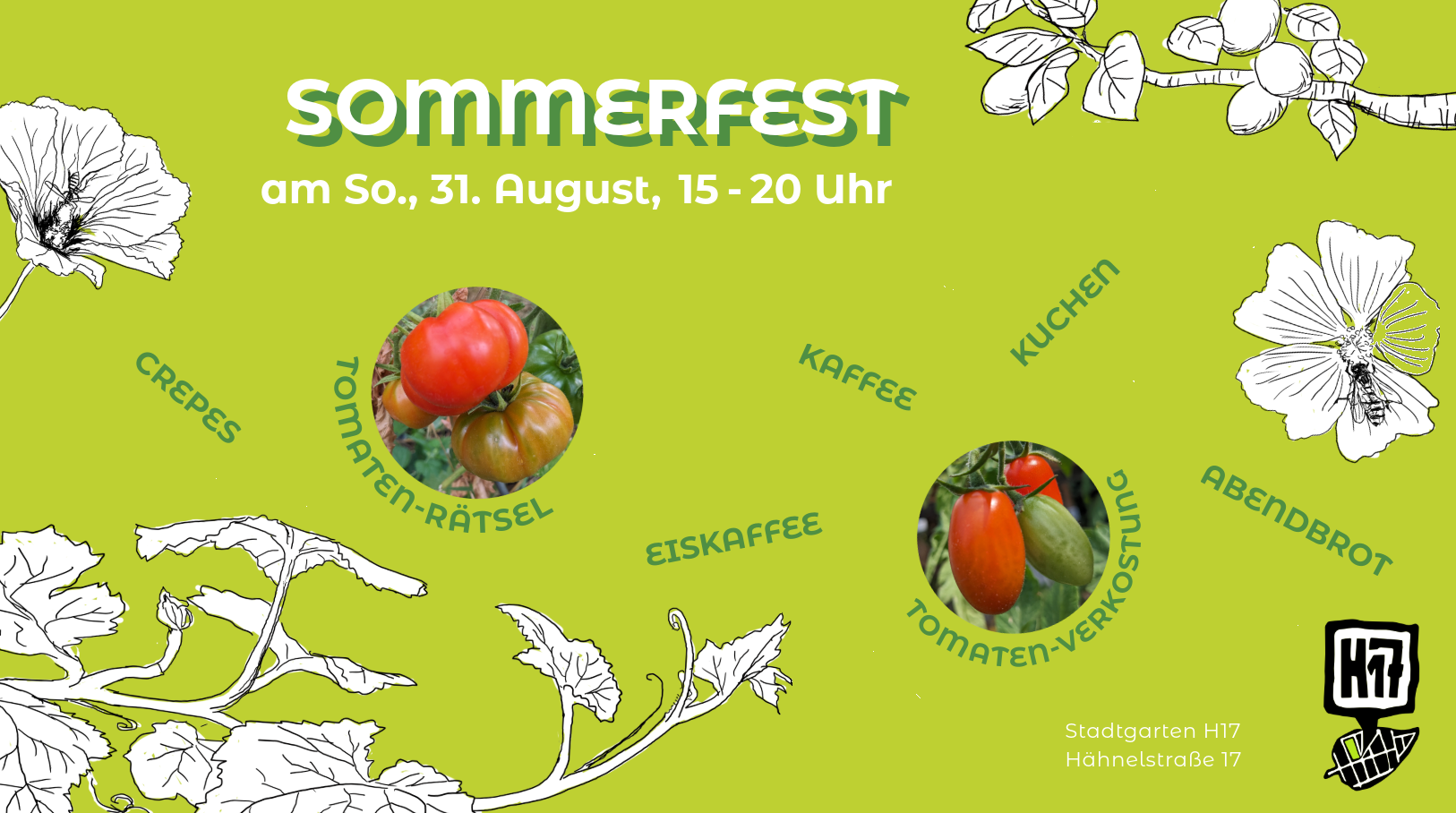 Du betrachtest gerade SOMMERFEST in der H17