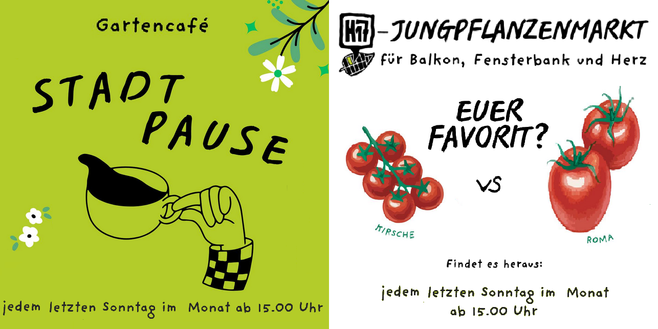 Du betrachtest gerade Café und Jungpflanzenmarkt